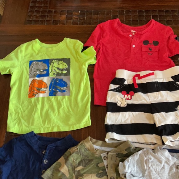 (7) 18 M boys shirts plus one shorts - Picture 2 of 5